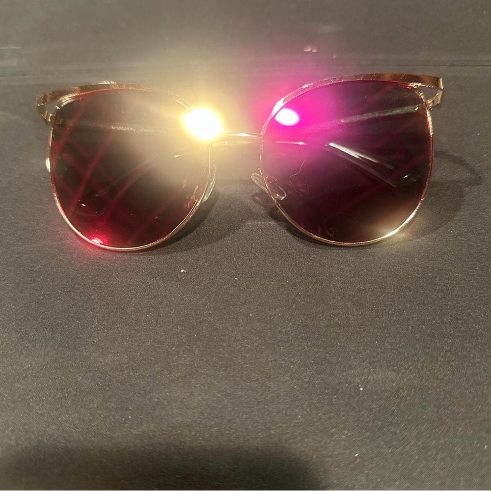 Stylish Gold and Pink Sunglasses